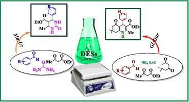 One-pot synthesis of dihydropyrimidinone and polyhydroquinoline derivatives with natural deep eutectic solvents (NADESs): Alternative to toxic organic solvents and environmental eco-friendly