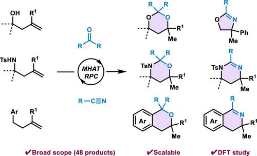 Annulation Producing Diverse Heterocycles Promoted by Cobalt Hydride