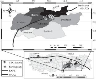 Ionospheric Whispers of the Earth’s Tremors: Decoding TEC Mysteries in the East Anatolian Fault Zone