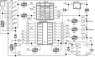 A Hardware and Software Complex for Monitoring the Temperature of an MRI Magnet