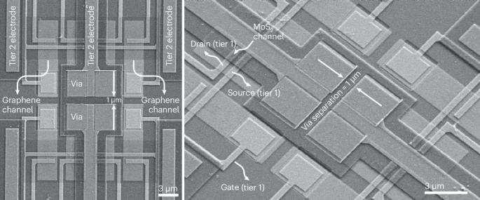 Monolithic 3D integration with 2D materials