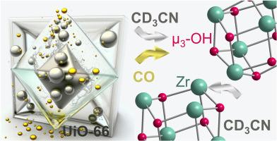 FTIR traced modification of defect-engineered UiO-66 for enhanced accessibility of zirconium sites