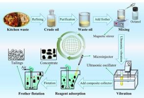 Sustainable strategy for high-efficiency flotation of fine low-rank coal: Eco-friendly composite collector prepared from waste oil