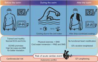 Cardiac electrical and functional activity following an outdoor cold-water swimming event