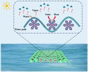 Floating photothermal fabric based on spike-like dendrite fiber for highly efficient solar-thermal clean water production