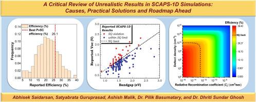 A critical review of unrealistic results in SCAPS-1D simulations: Causes, practical solutions and roadmap ahead