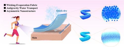 Bioinspired Composite Fabrics with Nanoneedle Structures for High Wicking-Evaporation performance