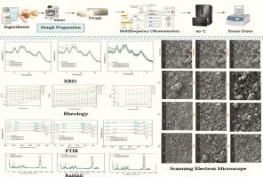 Impact of multi-frequency ultrasound processing with different treatment times on the structural quality of frozen wheat dough