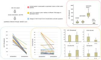 Quantitative detection of miR-25 for early diagnosis, postoperative assessment and TNM staging of pancreatic cancer