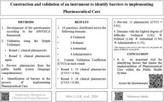 Construction and validation of an instrument to identify barriers to implementing pharmaceutical care