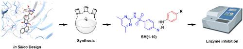 Interactions of novel 1,3-diaryltriazene-sulfamethazines with carbonic anhydrases: Kinetic studies and in silico simulations