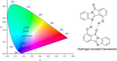 Versatile photoluminescence behavior of polycyclic hydroxybenzimidazoles driven by intermolecular hydrogen bonding