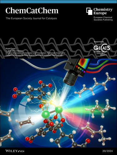 Front Cover: Ethylene Dimerization, Isomerization and Trimerization: Mechanistic Insights into Competing Pathways on Metal–Organic Framework Supported Metal Hydrides (ChemCatChem 20/2024)