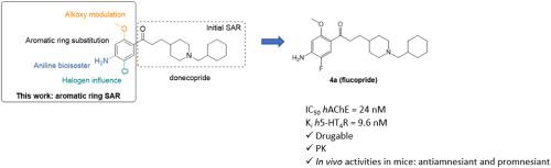 Synthesis, in vitro and in vivo biological evaluation of novel dual compounds targeting both acetylcholinesterase and serotonergic 5-HT4 receptors with potential interest in the treatment of Alzheimer's disease