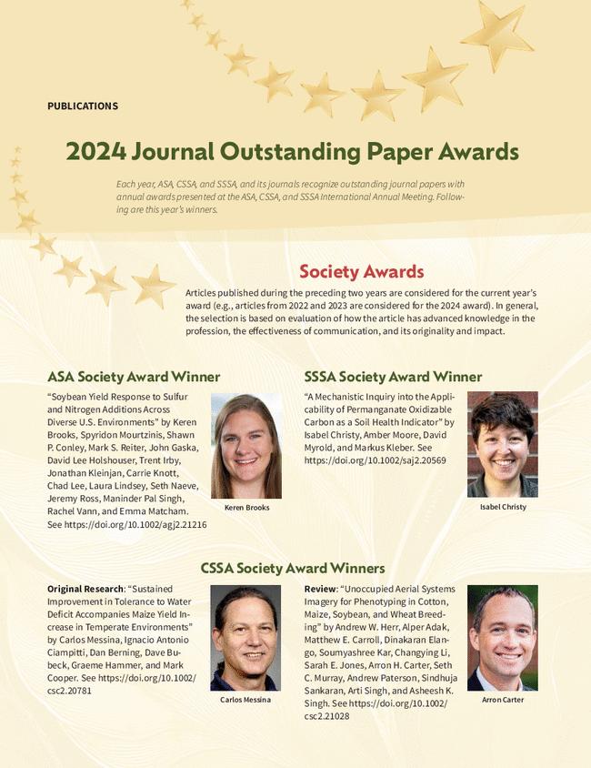 2024 Journal Outstanding Paper Awards