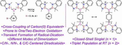 Cross-Coupling of NHC/CAAC-Based Carbodicarbene: Synthesis of Electron-Deficient Diradicaloids