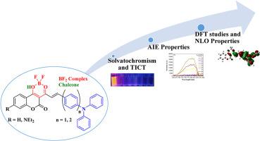 Tuning the photophysical and NLO properties of β-diketonates derived from coumarin-triphenylamine-chalcones: Effect of the BF2 group