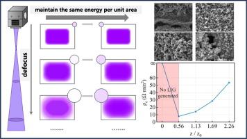 Influence of defocusing of UV pulse laser radiation on LIG synthesis on Polyetheretherketone