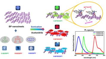 Chemically Anchored Black Phosphorus/Chromophore Composite Luminescent Materials towards Solid-State Photoluminescence and Electroluminescence