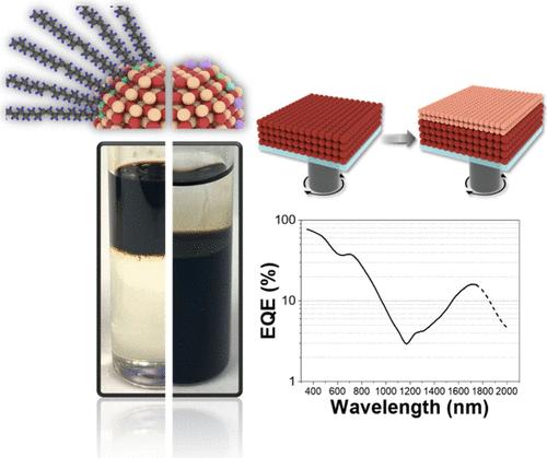 Extended Short-Wavelength Infrared Ink by Surface-Tuned Silver Telluride Colloidal Quantum Dots and Their Infrared Photodetection