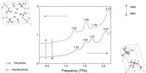 Detecting the phase transitions of tert-butanol hydrate by terahertz spectroscopy