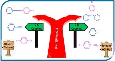 Synthesis, characterization and catalytic study of Schiff base copper(I) complexes for CC and CN coupling reactions