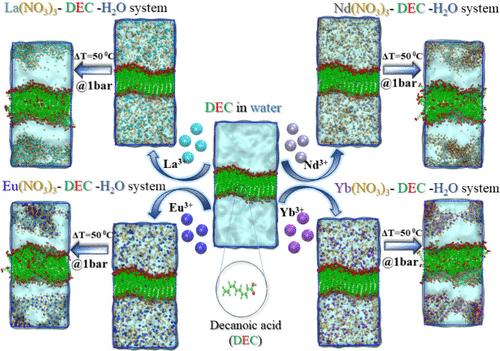 Molecular Insights of Separation of Lanthanide Metals from Aqueous Waste by Using Directional Solvent Extraction