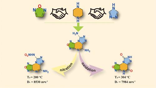 [5,6,5]-Tricyclic Energetic Compounds with Piperazine, Triazole, and 1,2,5-Oxadiazole Rings in Framework