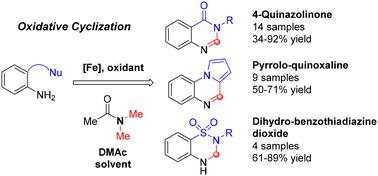 Synthesis of N-heterocyclic compounds using N,N-dimethylacetamides as an electrophilic carbon source†