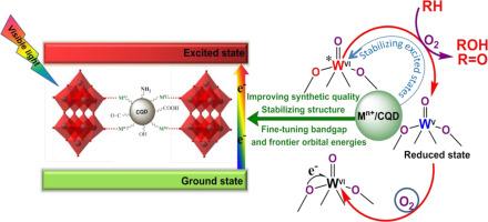 Hybridizing engineering strategy of decatungstate III: Transition metal modified carbon quantum dot-regulated photo-catalytic oxidation performance of decatungstate