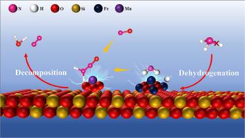 Mechanism of N2 formation over the FeO-MnO2/SiO2 (100) surface in low-temperature NH3-SCR process: Electronic analysis of reaction pathways and key intermediates