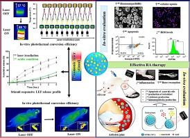 Gold-thiol-beaded albumin nanoparticles for chemo-combined pulsatile plasmonic laser therapy of Rheumatoid arthritis in rat model