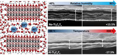 Understanding the swelling behavior of Ti3C2Tx MXene membranes in aqueous media†