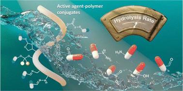 Strategies to prepare polymers with cleavable linkages releasing active agents in acidic media