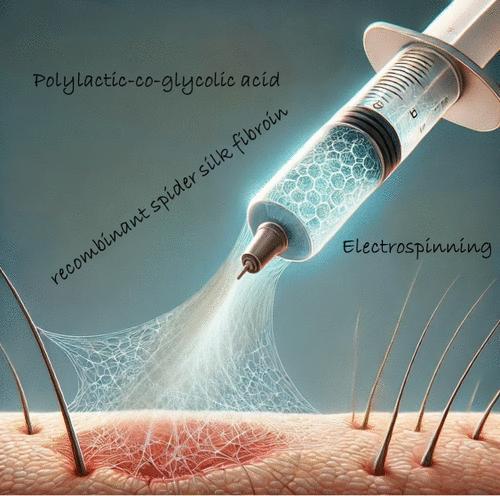 Electrospinning Recombinant Spider Silk Fibroin-Reinforced PLGA Membranes: A Biocompatible Scaffold for Wound Healing Applications