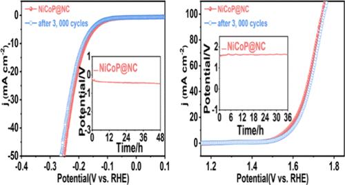 Green Synthetic NiCoP Nanoparticles Encapsulated in N-Doped Carbon for Water Splitting