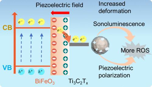 Poly(L-lactic acid)-BiFeO3/Ti3C2 Scaffolds for Antibacterial Sonodynamic Therapy