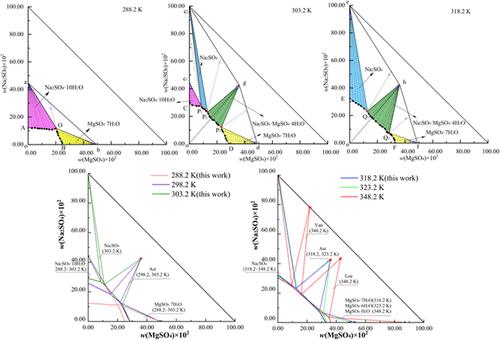 Solid–Liquid Equilibria of Aqueous Ternary System Na+, Mg2+//SO42––H2O at 288.2, 303.2, and 318.2 K