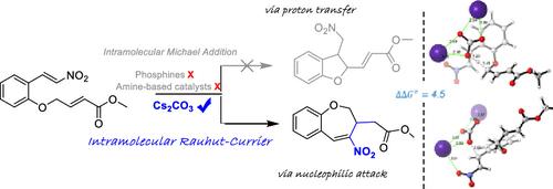 Cs2CO3-Catalyzed Rauhut–Currier-Type Reaction for the Synthesis of 2,3-Dihydrobenzo[b]oxepin Derivatives