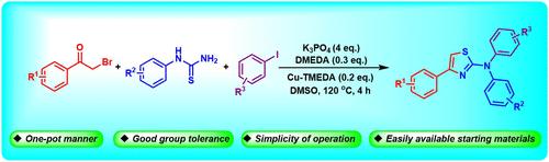 Copper-Catalyzed One-Pot Synthesis of N,N-4-Triphenylthiazol-2-amines