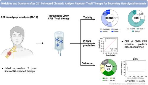 Toxicities and outcome after CD19-directed chimeric antigen receptor T-cell therapy for secondary neurolymphomatosis