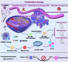 Bimetallic peroxide-based nanotherapeutics for immunometabolic intervention and induction of immunogenic cell death to augment cancer immunotherapy