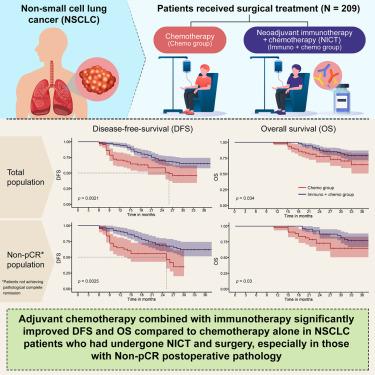 Adjuvant treatment after neoadjuvant immunotherapy in patients with non-small cell lung cancer