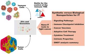 Synthetic and biological nanoparticles for cancer immunotherapy†