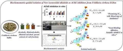 Biochemometric-guided isolation of new Isosteroidal alkaloids from Fritillaria cirrhosa D.Don (Liliaceae, syn. Fritillaria roylei Hook) as acetylcholinesterase inhibitors