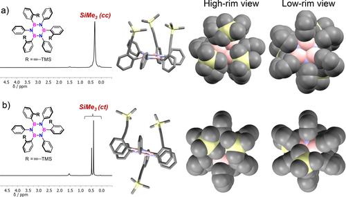 Escape from Flatland: Stereoselective Synthesis of Hexa-aryl Borazines and their sp2-Based 3D Architectures