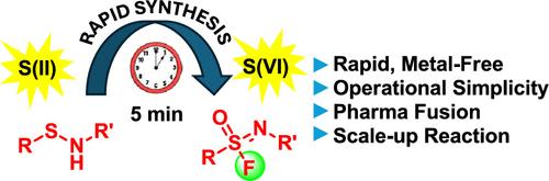 A Rapid, Mild and Direct Route to Sulfonimidoyl Fluoride from Sulfenamide.