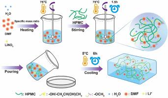 One-pot synthesis of hydroxypropyl methylcellulose-based gel polymer electrolytes for high-performance supercapacitors