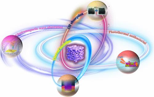 Ultralight SiO<sub>2</sub> Nanofiber-Reinforced Graphene Aerogels for Multifunctional Electromagnetic Wave Absorber.