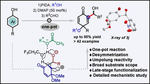 A Regioselective, One-Pot, Transition-Metal-Free α-Alkylation of Quinone Monoacetals for Various Organic Transformations.